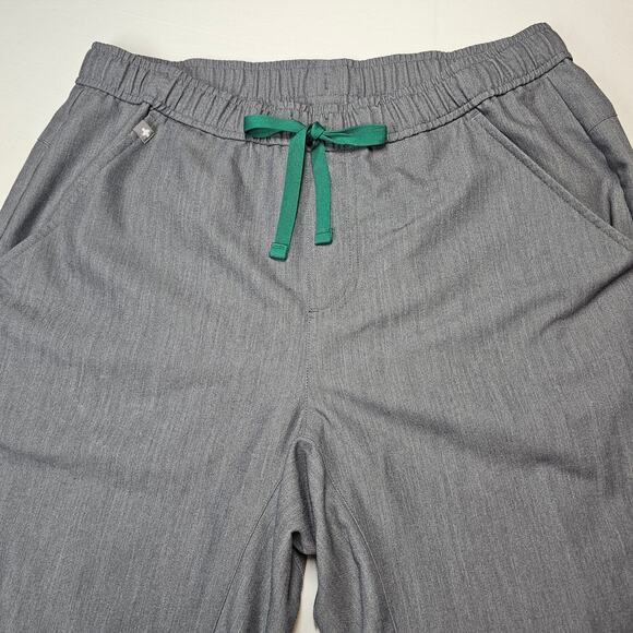 FIGS Tansen Jogger Scrub Pants MXXSW2004 Graphite Gray Green Ties Men's M - Picture 4 of 10